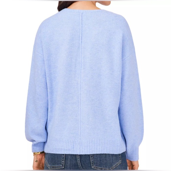 NWT VINCE CAMUTO Cozy Seam V-Neck Sweater | Size: L - Picture 3 of 13
